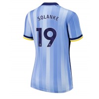 Camiseta Tottenham Hotspur Dominic Solanke #19 Segunda Equipación Replica 2024-25 para mujer mangas cortas